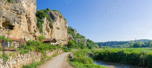 Gorge of the Cherni Lom river near Koshov village, Bulgaria