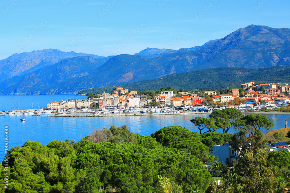 Saint Florent on Corsica Island, Mediterranean Sea, France