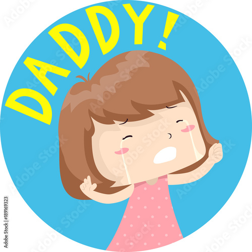 Kid Girl Toddler Calling Da...