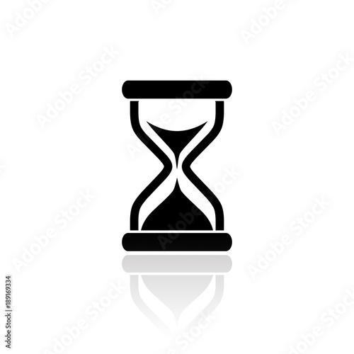 Hourglass vector icon