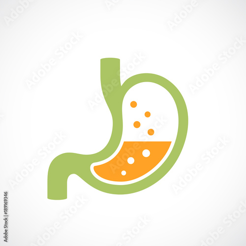 Digestion vector pictogram
