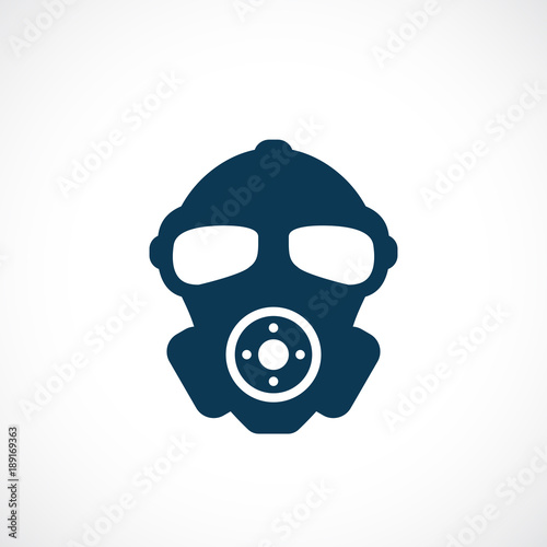Gas mask vector icon © Arcady
