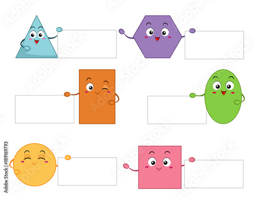 Basic Shapes Mascots Boards...