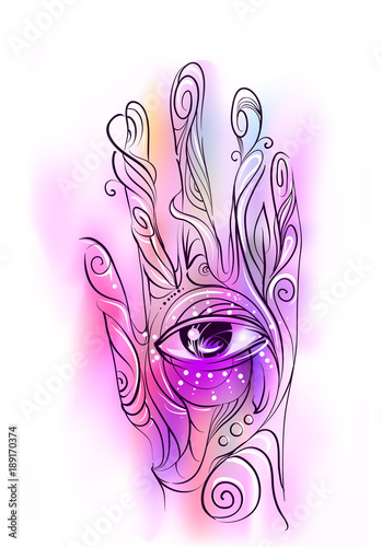 Hand Eye Metaphysics Illust...