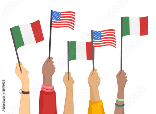 Hands Raise Flag Columbus D...