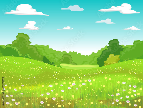 Body Of Land Meadow Illustration