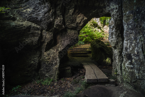 Fototapeta Naklejka Na Ścianę i Meble -  Hohllay Caves of Berdorf in Luxembourg