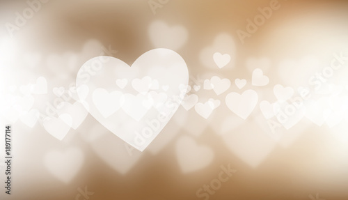 Bokeh Herzen Valentinstag 