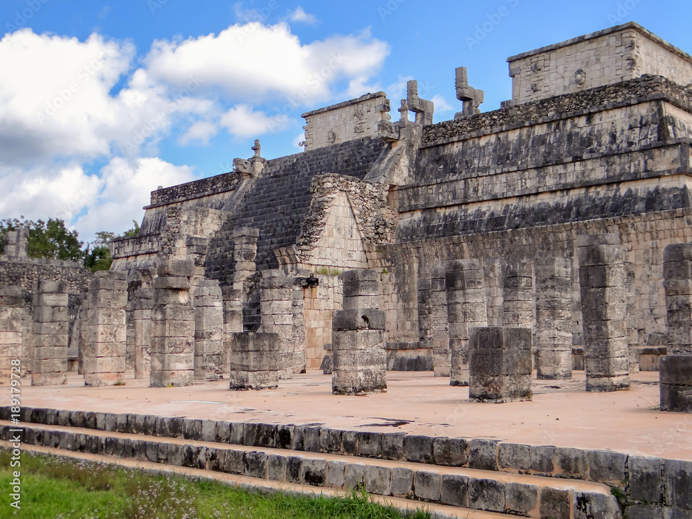 Ancient mayan ruins of Chichen Itza, Yucatan peninsula, Mexico