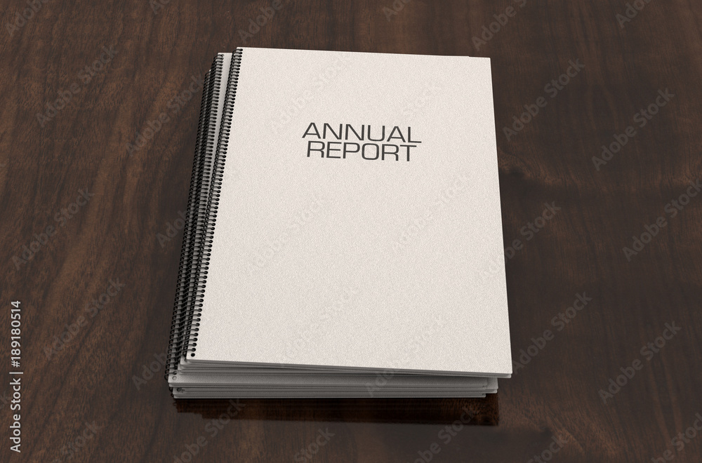 Bound Annual Report Booklet Pile Bound Annual Report Booklet Pile