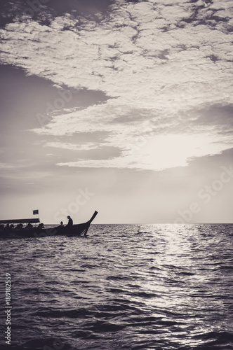 Fishermen at sunset in Ko Phi Phi © Xavier