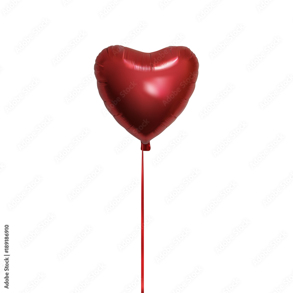 Vector illustration heart balloon. Wallpaper, flyers, invitation, posters, brochure, banners. Decoration Element for party or celebrations