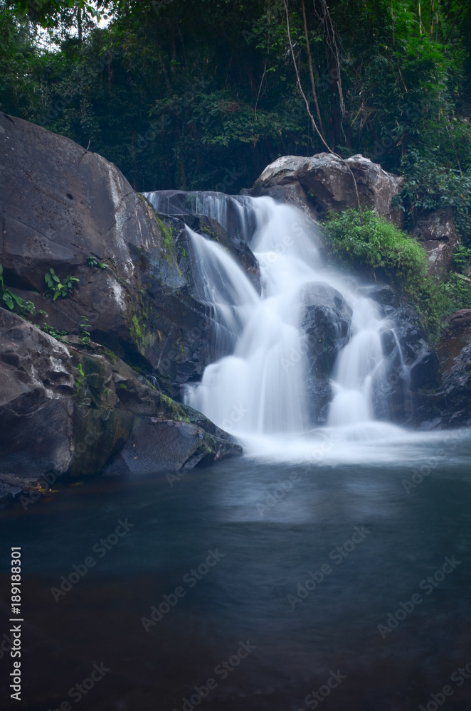 Phu Sai Dao Waterfall,  Phu Soi Dao National Park, Utaradit, Thailand.