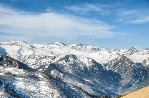 Snowy Caucasian mountains © Юрий Бартенев
