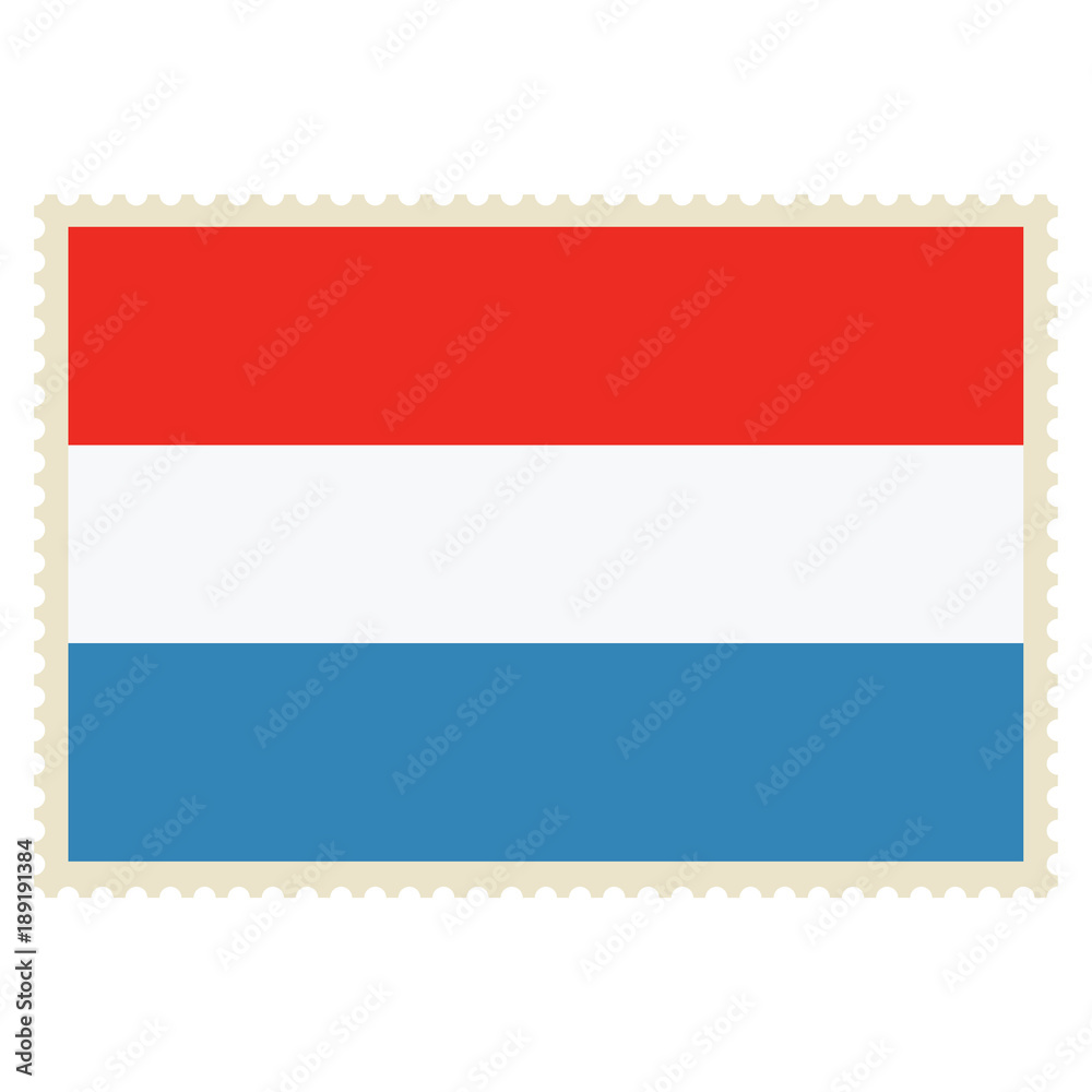 Obraz premium Luxemburg flag vector