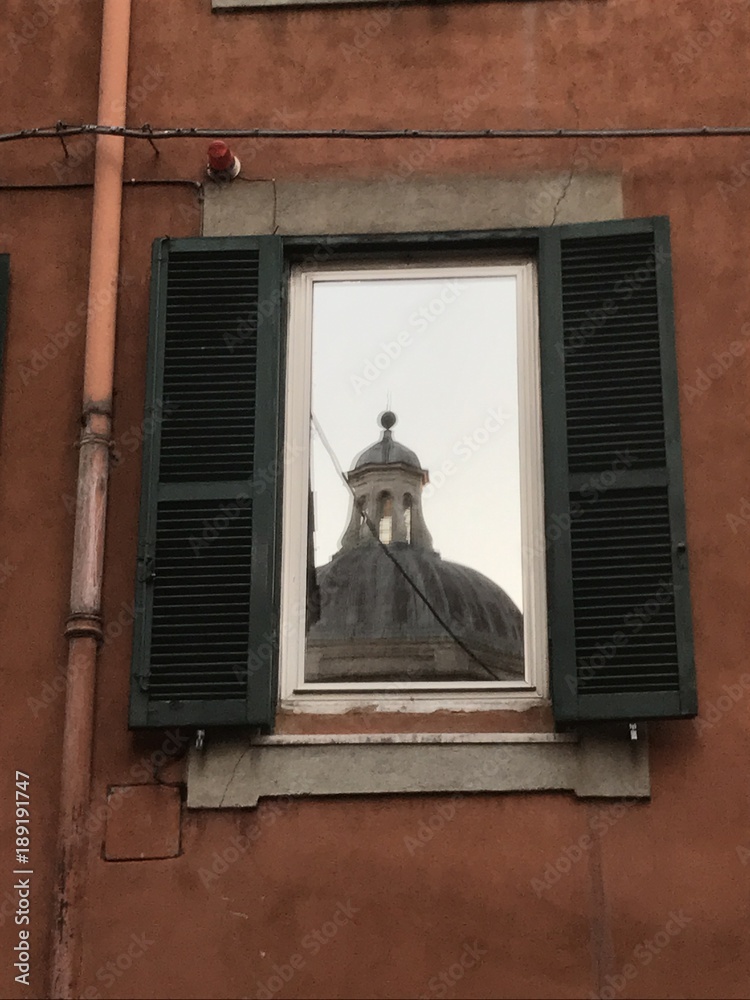 Obraz premium Window reflection