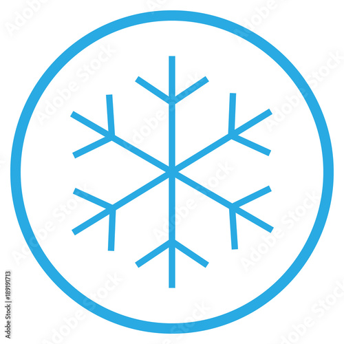 Snowflake simple vector