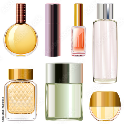 Vector Perfume Bottles