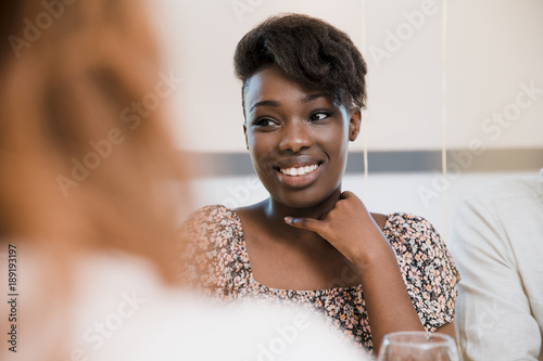 Women Talking to Each Other photo