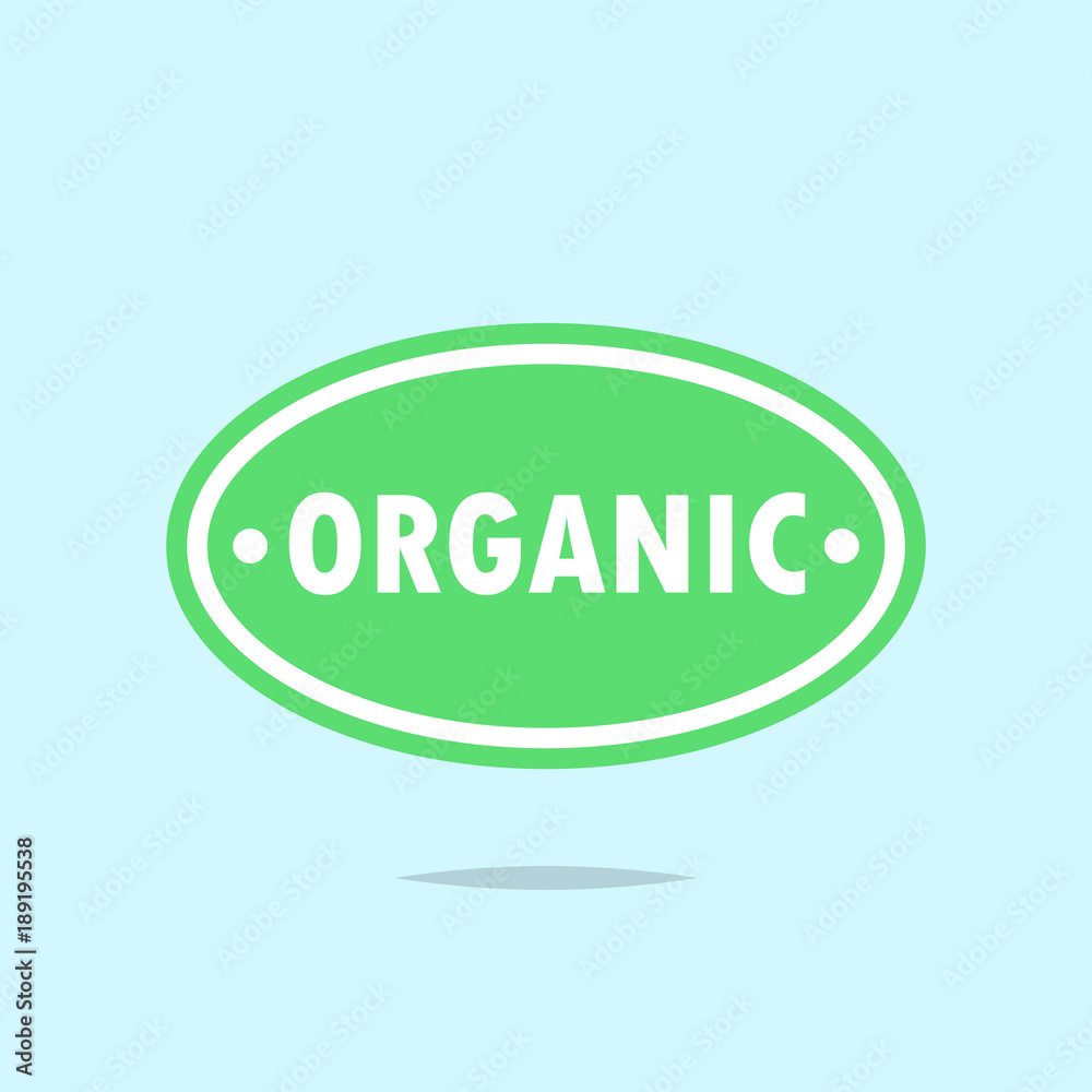organic label vector organic label vector