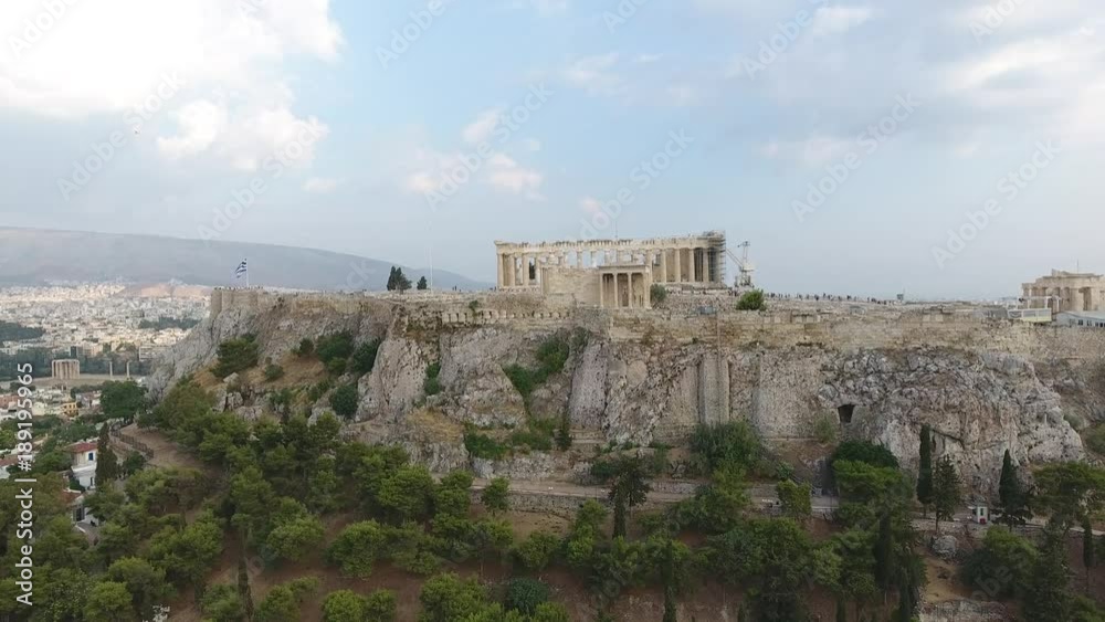 4K Drone Shot Of Athens Acropolis Parthenon 4K Drone Shot Of Athens Acropolis Parthenon