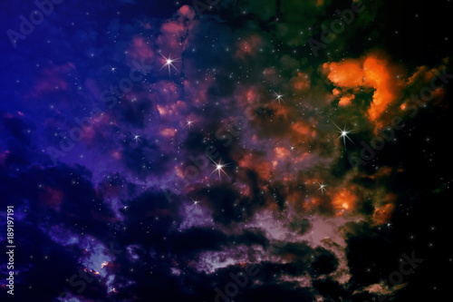 Fototapeta Naklejka Na Ścianę i Meble -  colorful night sky