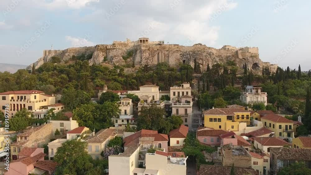 4K Drone Shot Of Athens Acropolis Parthenon 4K Drone Shot Of Athens Acropolis Parthenon