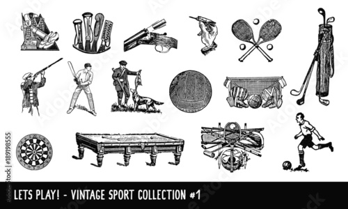 Vintage Retro Sports Collection