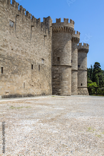 Knights Grand Master Palace on Rhodes island, Greece