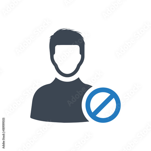Block Account Icon