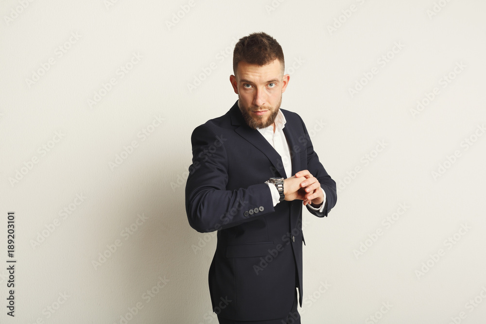 Handsome young caucasian businessman Handsome young caucasian businessman