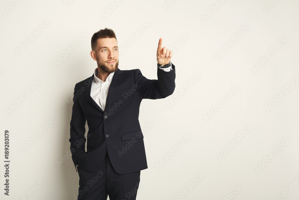 Handsome young caucasian businessman Handsome young caucasian businessman