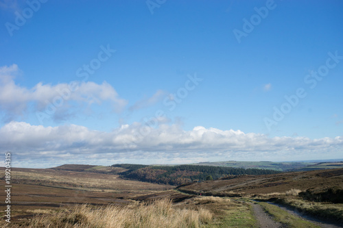 Views from Derwent Edge   Peak District National Park  UK