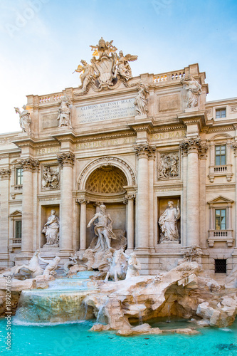 La fontaine de Trévi à Rome