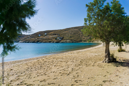Apokrousi beach in Cycladic island of Kythnos in Greece © Haris Andronos
