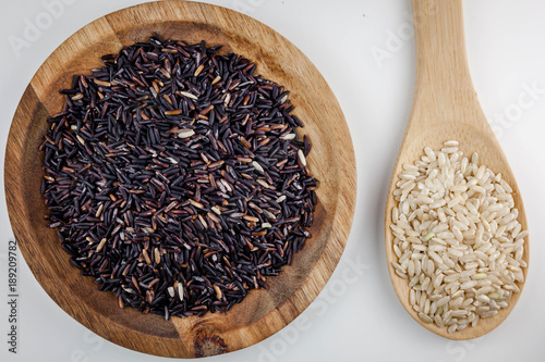 Rice Varieties for healthy - black and brown rice