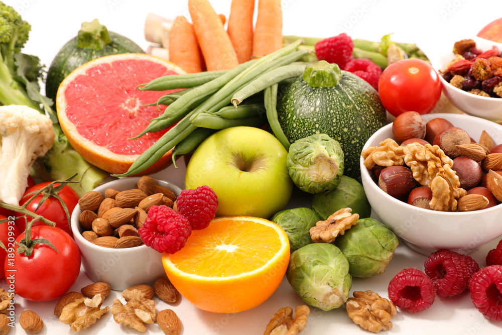 selection of health food selection of health food