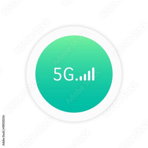 5G icon sign photo