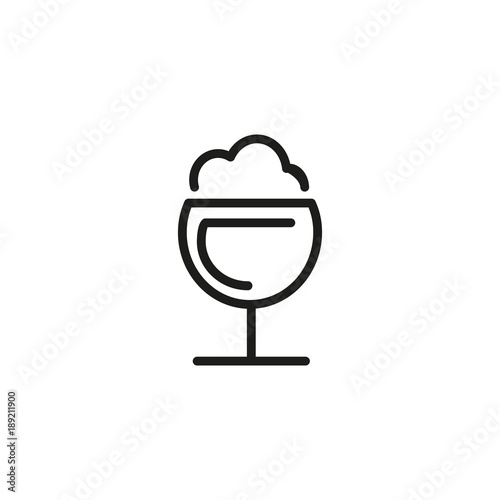 Frothy drink icon