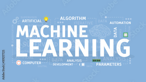 Machine learning concept.