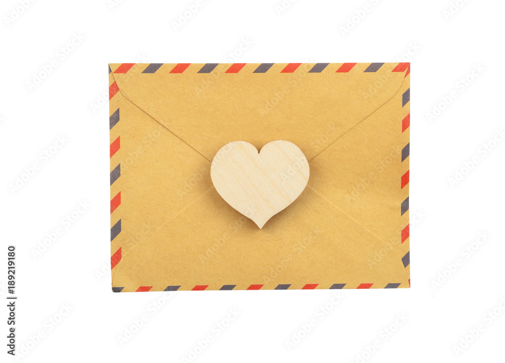 Envelope and heart Envelope and heart