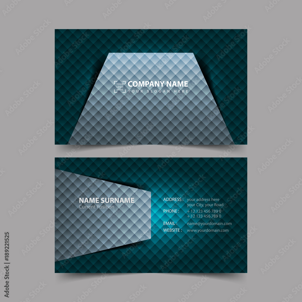 Fototapeta premium Business Card Design Template.