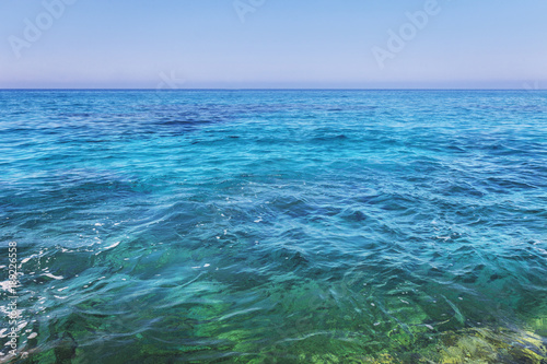  Mediterranean sea landscape, Turquoise transparent water
