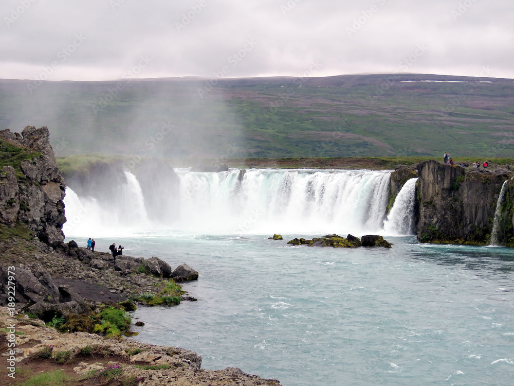 Iceland the Godafoss waterfall 2017 Iceland the Godafoss waterfall 2017