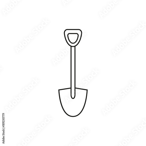 Shovel online icon