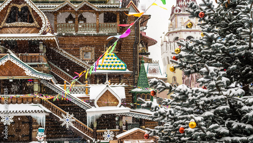 Winter Izmailovo Kremlin in Moscow photo