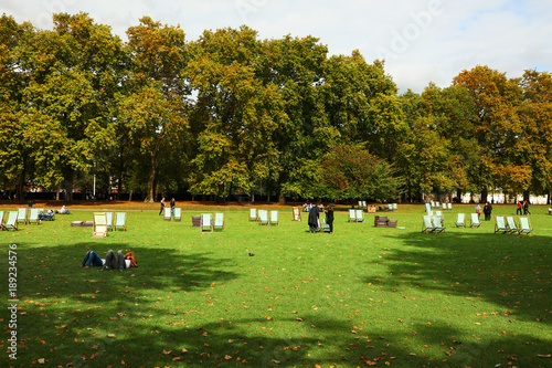 Hyde Park, famouns landmark of London, United Kingdom, Europe