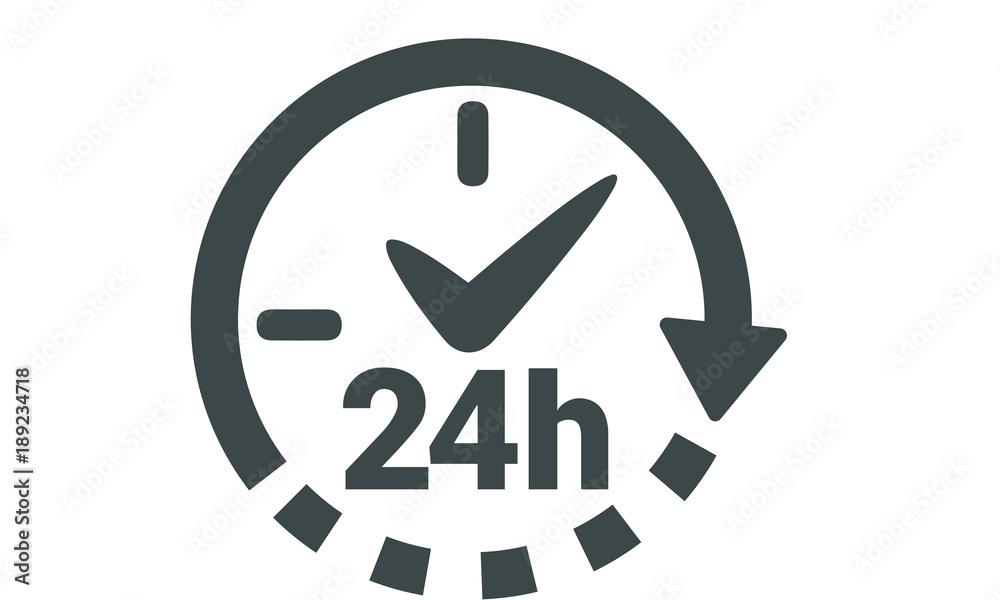24 Hours Activity Icon 24 Hours Activity Icon