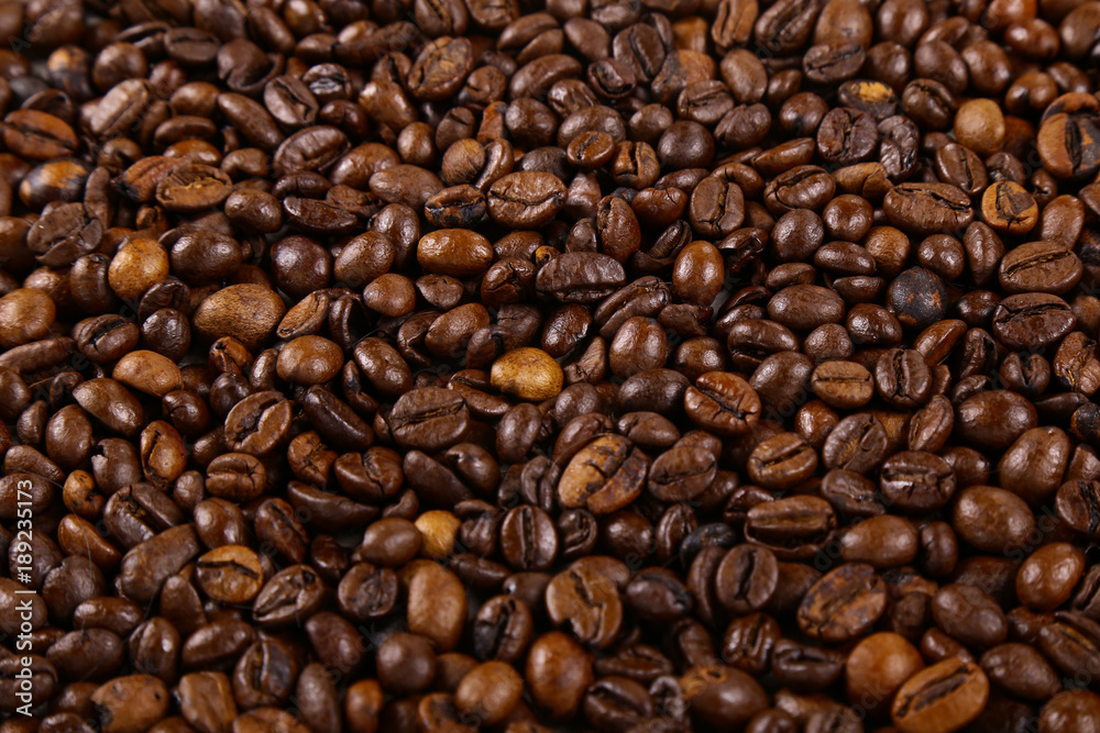 Coffee beans, Grains of coffee background, texture Coffee beans, Grains of coffee background, texture
