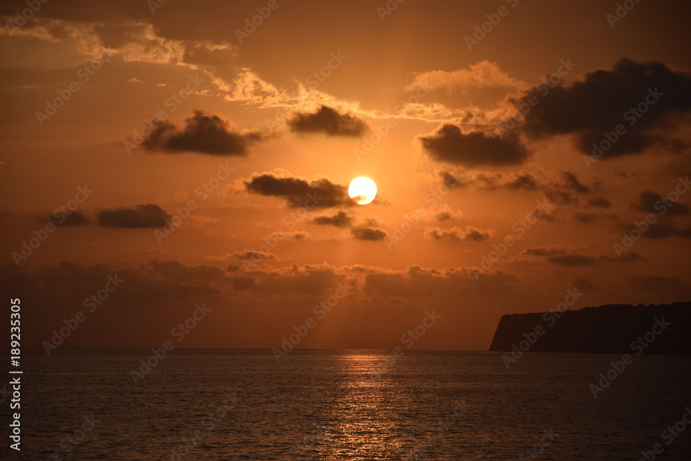 Sonnenaufgang an der Costa Tramuntana auf Formentera
